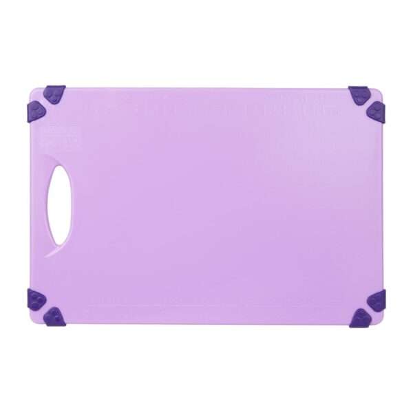 Hygiplas Commercial Grip Chopping Board Purple 458x306mm