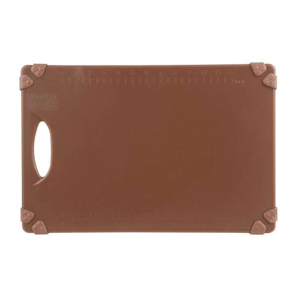 Hygiplas Commercial Grip Chopping Board Brown 458x306mm