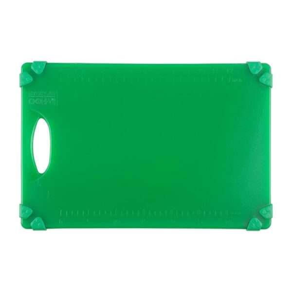 Hygiplas Commercial Grip Chopping Board Green 458x306mm