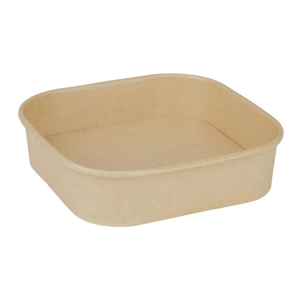 Fiesta Recyclable Square Container Bases 750ml (Pack of 300)