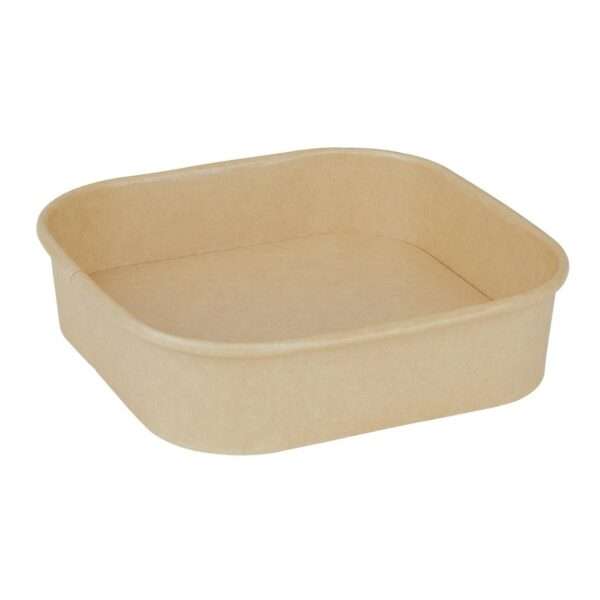 Fiesta Recyclable Square Container Bases 750ml (Pack of 300)