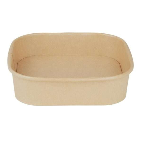 Fiesta Recyclable Square Container Bases 750ml (Pack of 300)