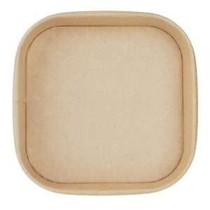 Fiesta Recyclable Square Container Bases 750ml (Pack of 300)
