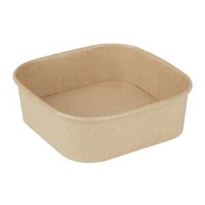 Fiesta Recyclable Square Container Bases 1000ml (Pack of 300)