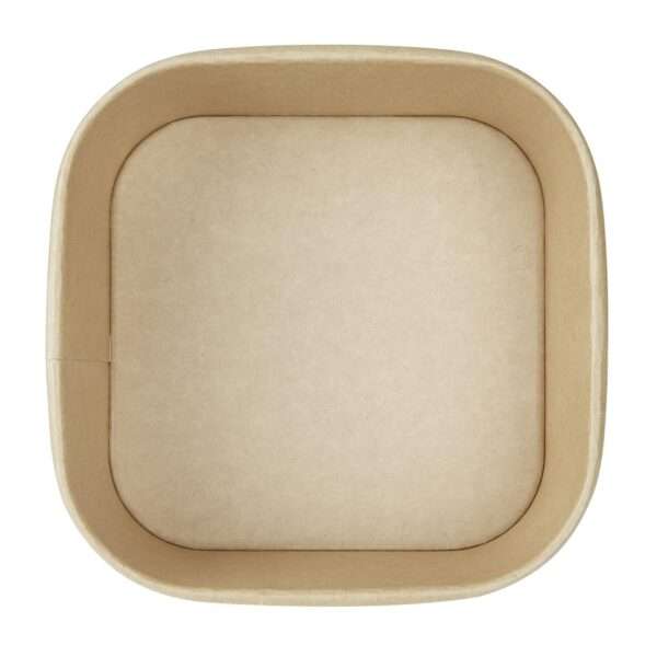 Fiesta Recyclable Square Container Bases 1400ml (Pack of 300)