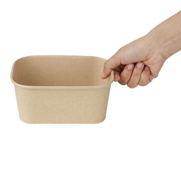 Fiesta Recyclable Square Container Bases 1400ml (Pack of 300)