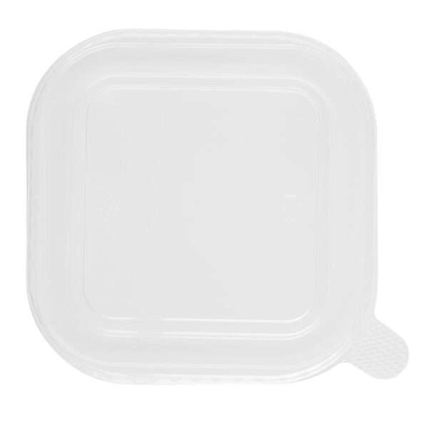 Fiesta Recyclable PET lid for Square Container Bases (Pack of 300)