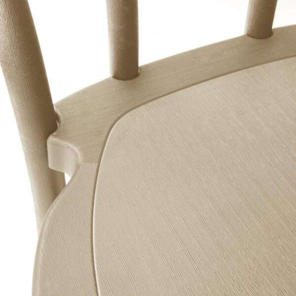 Bolero Soho Bentwood Style Resin Chairs Natural (4 Pack)