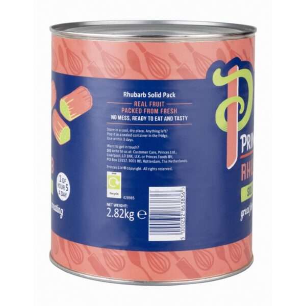 Princes Solid Pack Rhubarb 2.82kg