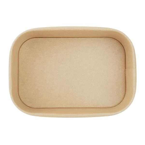 Fiesta Recyclable Rectangular Food Containers 650ml (Pack of 300)