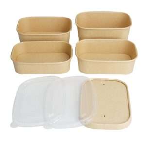 Fiesta Recyclable Rectangular Food Containers 750ml (Pack of 300)