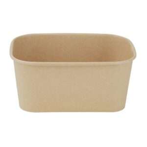 Fiesta Recyclable Rectangular Food Containers 1000ml (Pack of 300)