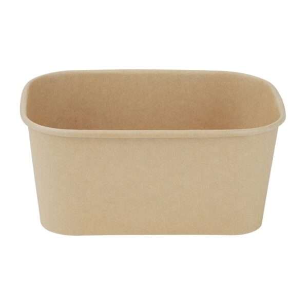 Fiesta Recyclable Rectangular Food Containers 1000ml (Pack of 300)