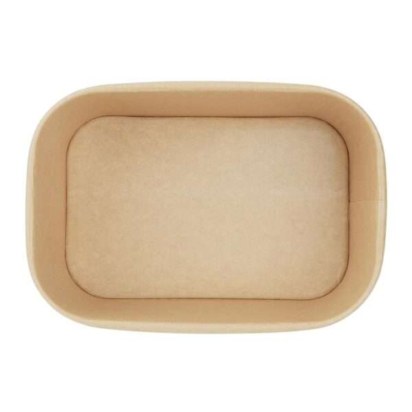 Fiesta Recyclable Rectangular Food Containers 1000ml (Pack of 300)
