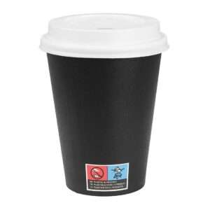Nisbets Essentials Hot Cups and Lids Pack 12oz (Pack of 300)