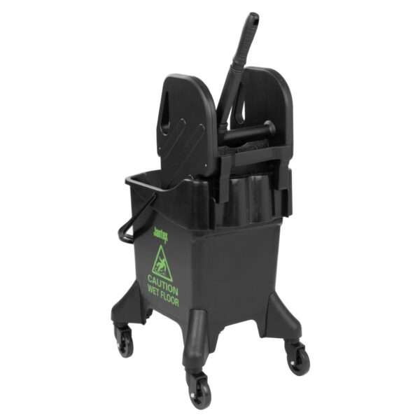 Jantex 20Ltr Tall Mop Bucket and Wringer – Green Print