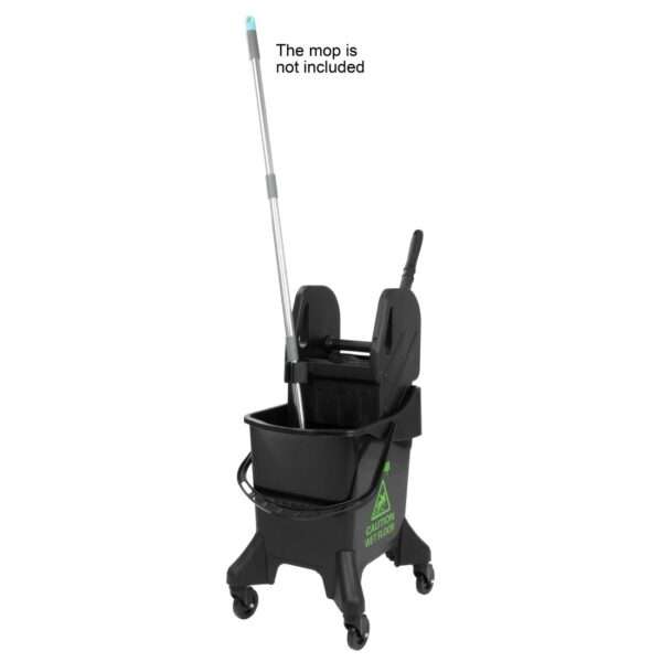 Jantex 20Ltr Tall Mop Bucket and Wringer – Green Print