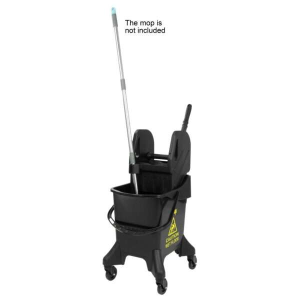 Jantex 20Ltr Tall Mop Bucket and Wringer – Yellow Print