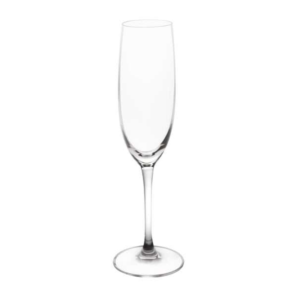 Olympia Novello Crystal Champagne Flutes 180ml (6 pack)