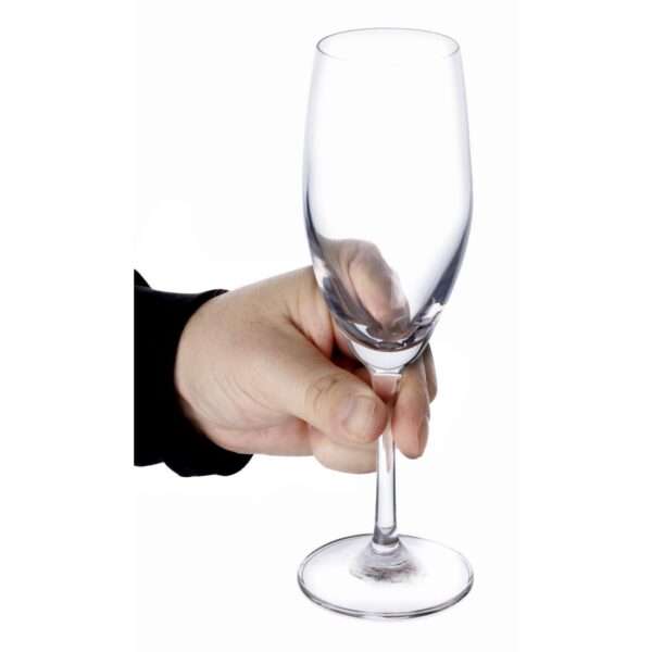 Olympia Cantina Champagne Flute Glasses Crystal 195ml/6.59oz (Pack of 6)