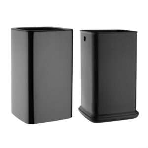 Bolero Square Waste Bin Titanium Black 7Ltr