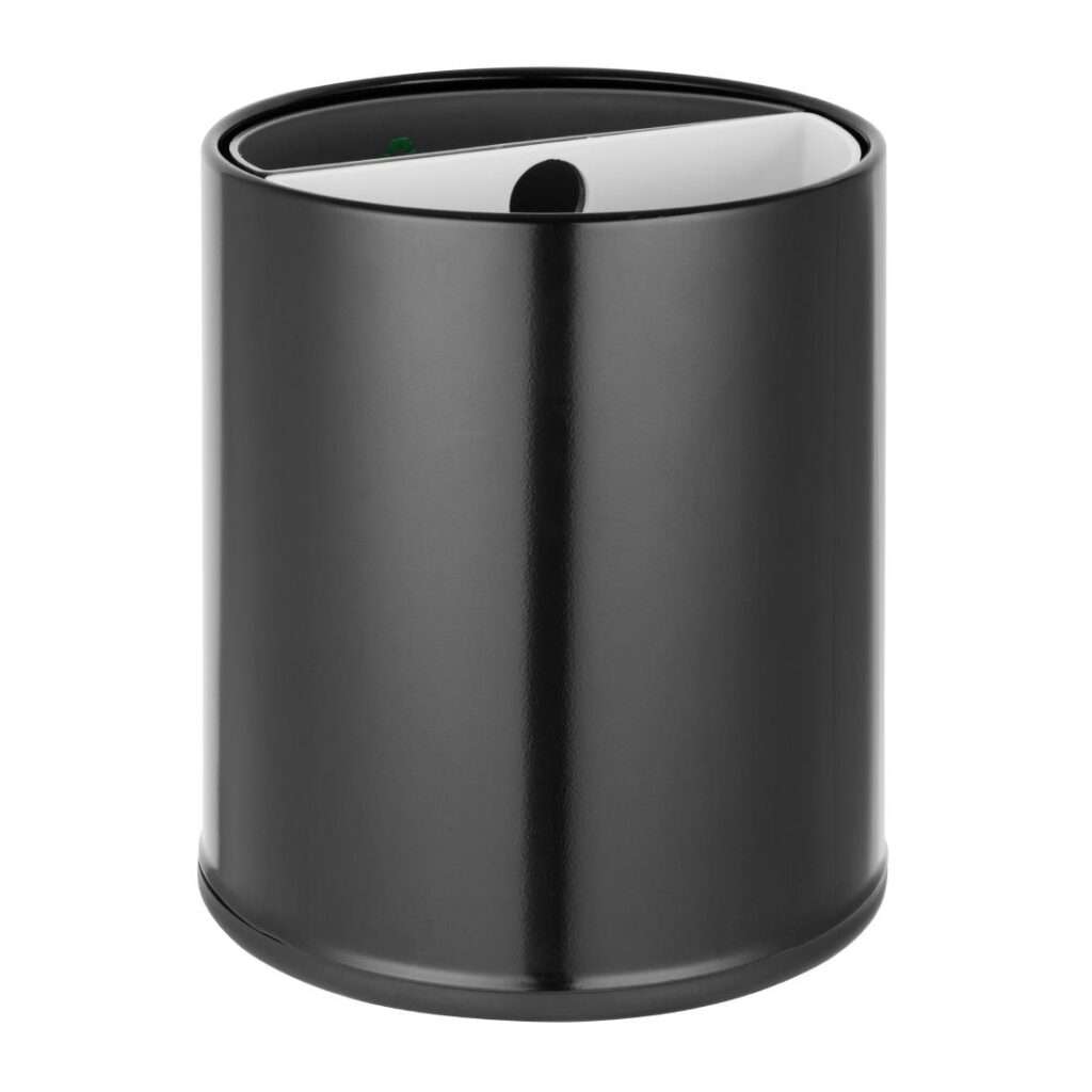 Bolero 2 Compartment Hotel Bin Black