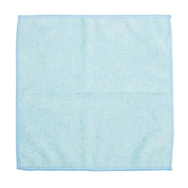 Jantex Microfibre Cloths Blue 400x400mm (Pack 5)