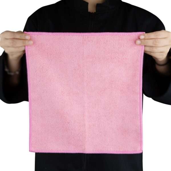 Jantex Microfibre Cloths Pink (5 Pack)