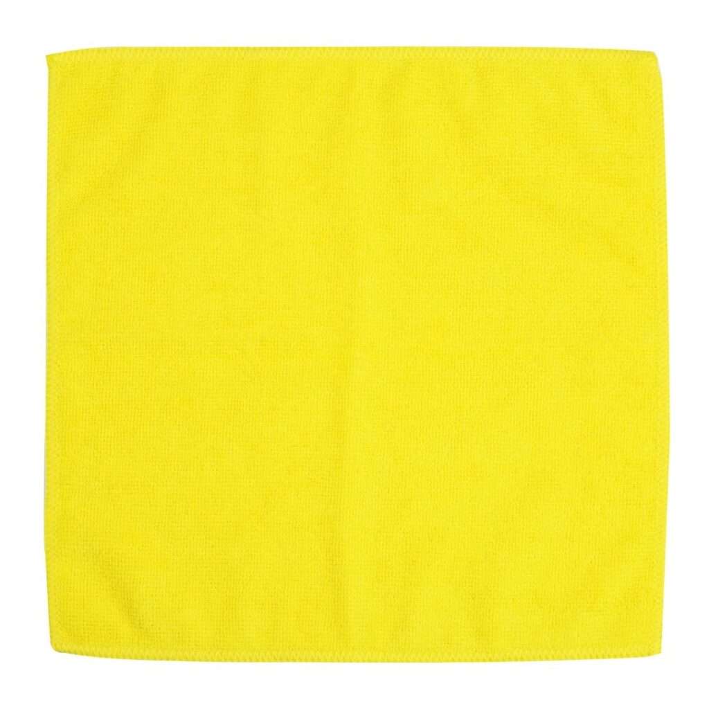 Jantex Microfibre Cloths Yellow (5 pack)