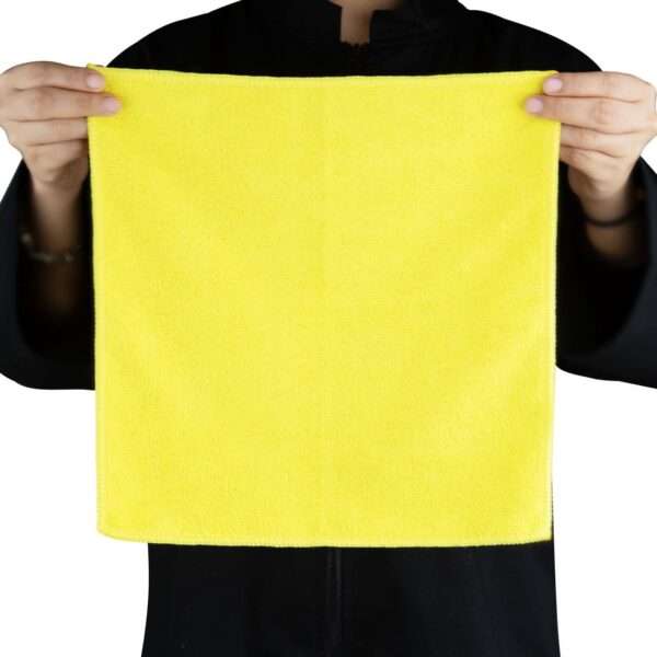 Jantex Microfibre Cloths Yellow (5 pack)