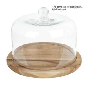 Olympia Round Acacia Wood Board for 240mm Dome