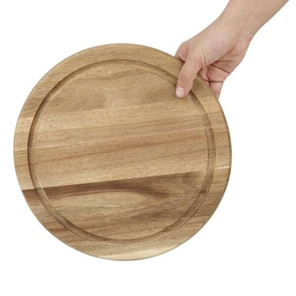 Olympia Round Acacia Wood Board for 240mm Dome