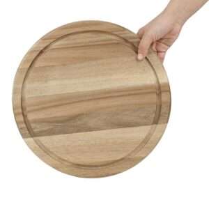 Olympia Round Acacia Wood Board for 280mm Dome
