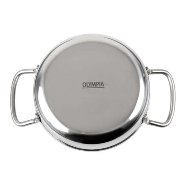 Olympia Table Presentation Double Handle Dish Stainless Steel 125mm