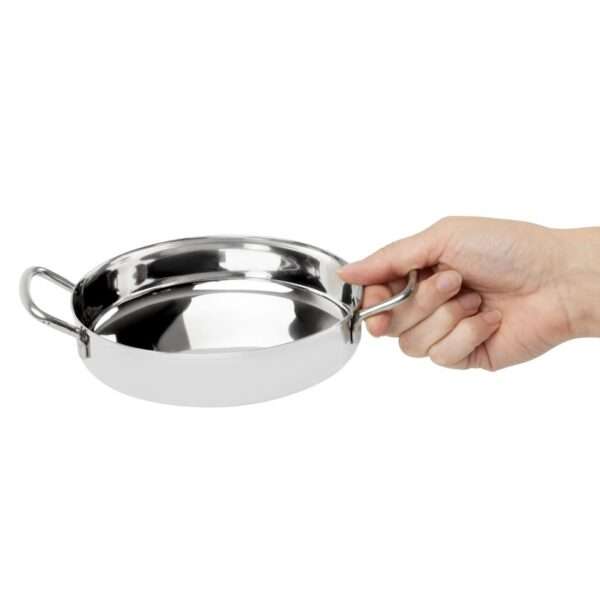 Olympia Table Presentation Double Handle Dish Stainless Steel 150mm