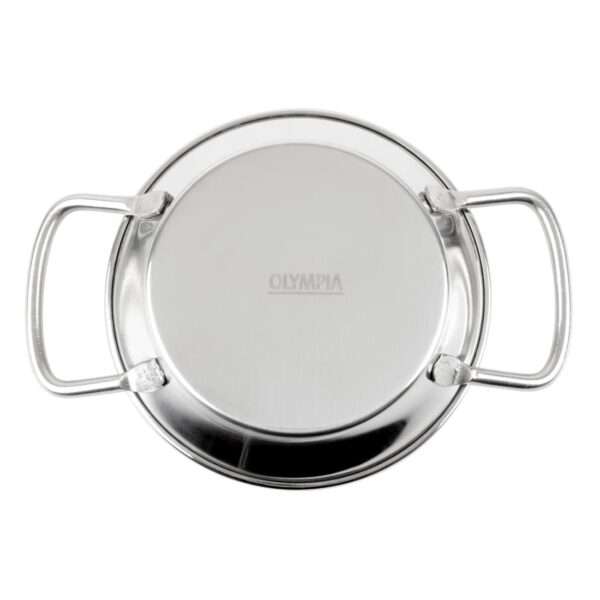 Olympia Table Presentation Mini Paella Pan Stainless Steel 150mm