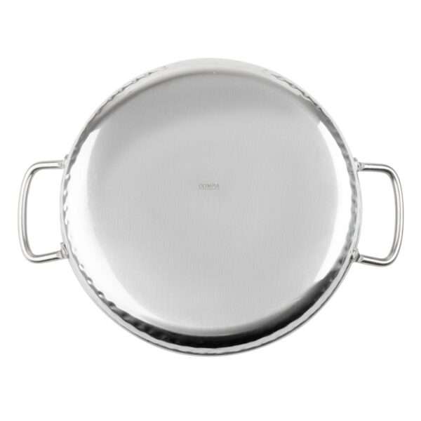 Olympia Table Presentation Handled Dish Stainless Steel Hammered 180mm
