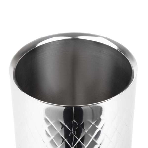 Olympia Geo Double Wall Wine Cooler Stainless Steel