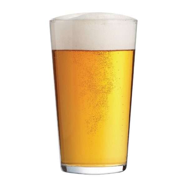Olympia Conical Half Pint Glasses UKCA-CE 285ml/10oz (Pack of 24)