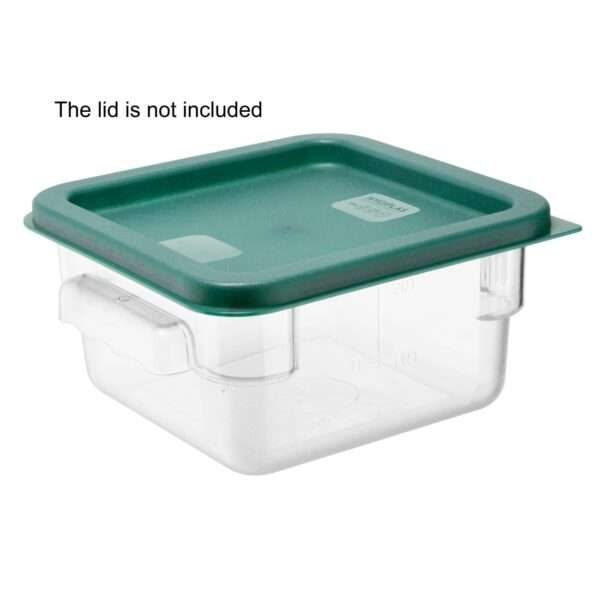 Hygiplas Polycarbonate Square Storage Container 1.5Ltr