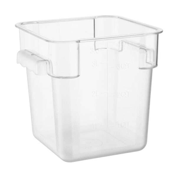 Hygiplas Polycarbonate Square Storage Container 3.5Ltr