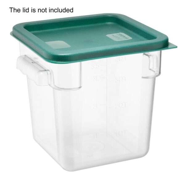 Hygiplas Polycarbonate Square Storage Container 3.5Ltr