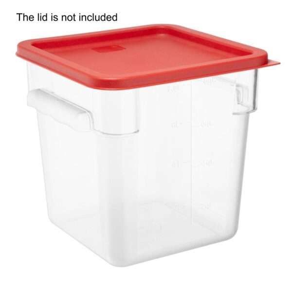 Hygiplas Polycarbonate Square Storage Container 7Ltr
