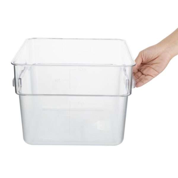 Hygiplas Polycarbonate Square Storage Container 10Ltr