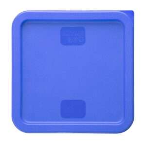 Hygiplas Square Food Storage Container Lid Blue Medium