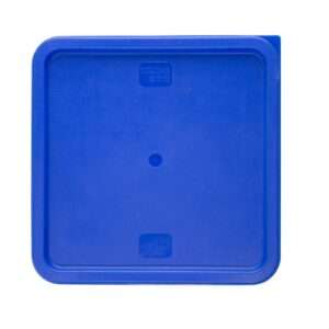 Hygiplas Square Food Storage Container Lid Blue Large