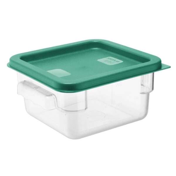 Hygiplas Square Food Storage Container Lid Green Small