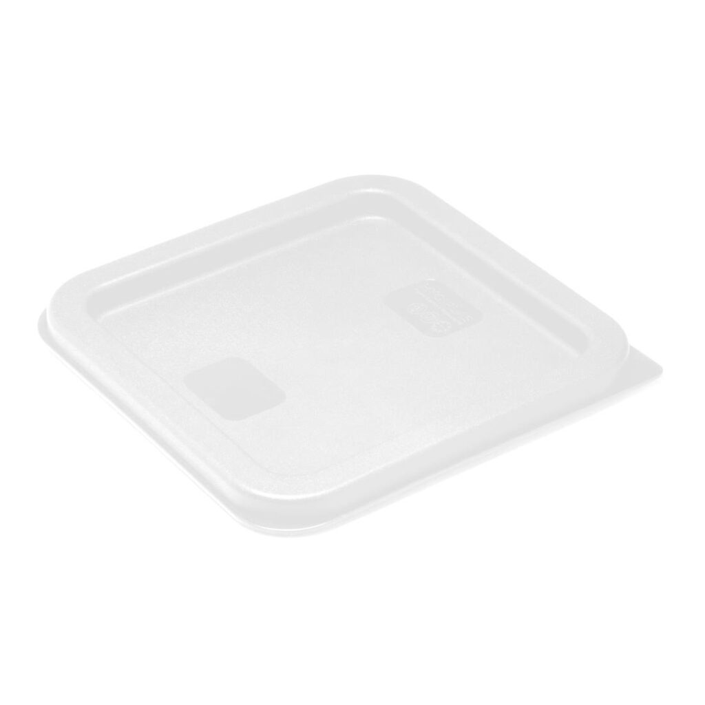 Hygiplas Square Food Storage Container Lid White Small