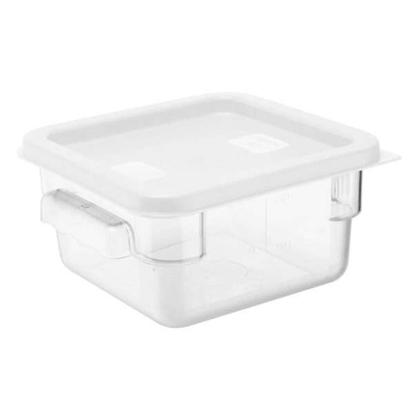 Hygiplas Square Food Storage Container Lid White Small
