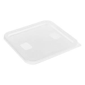 Hygiplas Square Food Storage Container Lid White Medium